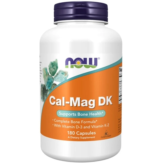 NOW Foods Cal-Mag DK Capsules 180 Capsules