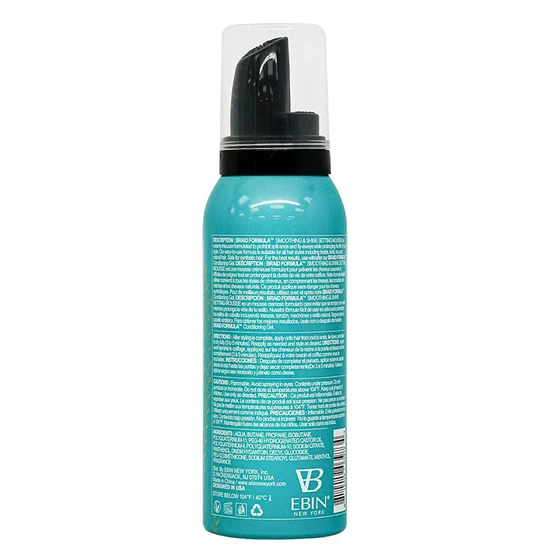 Ebin New York Braid Formula Smoothing & Shine Setting Mousse Menthol 80ml