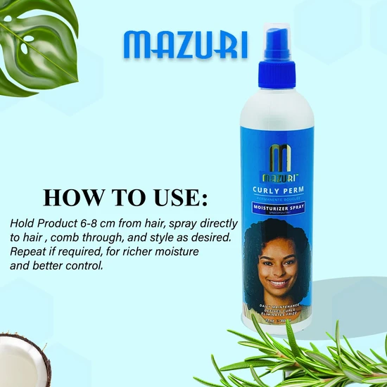 Mazuri Curly Perm Moisturiser Spray 355ml