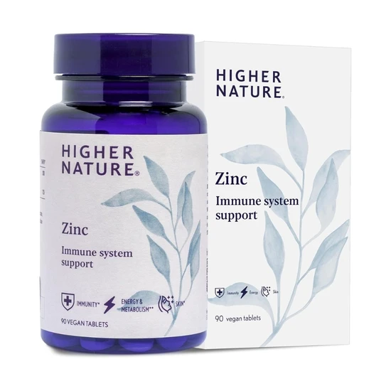 Higher Nature Zinc Vegan Tablets 90 Tablets