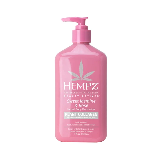 Hempz Sweet Jasmine & Rose Collagen Infused Herbal Body Moisturiser 66ml