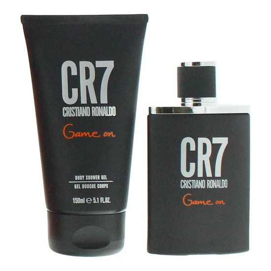 Cristiano Ronaldo CR7 Game On Gift Set 50ml Eau De Toilette + 150ml Shower Gel