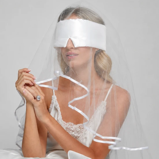 Silk Addict Silk Sleep Masks Brides & Grooms Duo