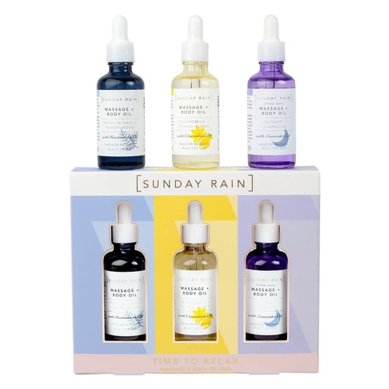 Sunday Rain Essential Oil Trio Lavender, Peppermint, Tea Tree