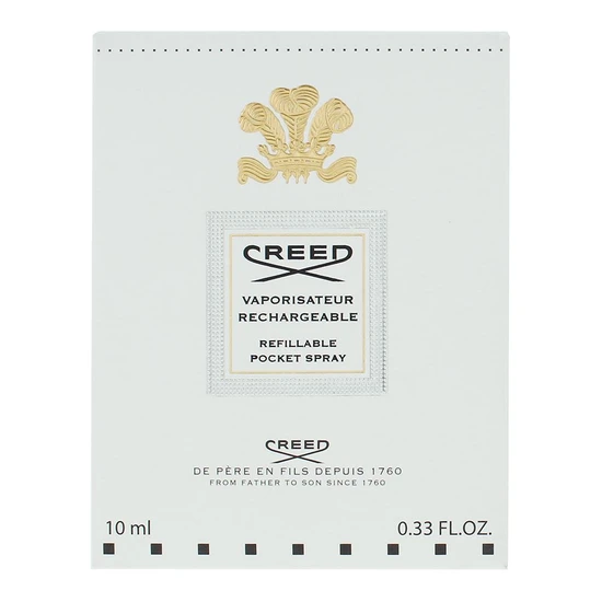 Creed Refillable Pocket Spray 10ml Silver