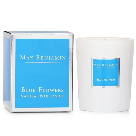 Max Benjamin Candle Blue Flowers 190g
