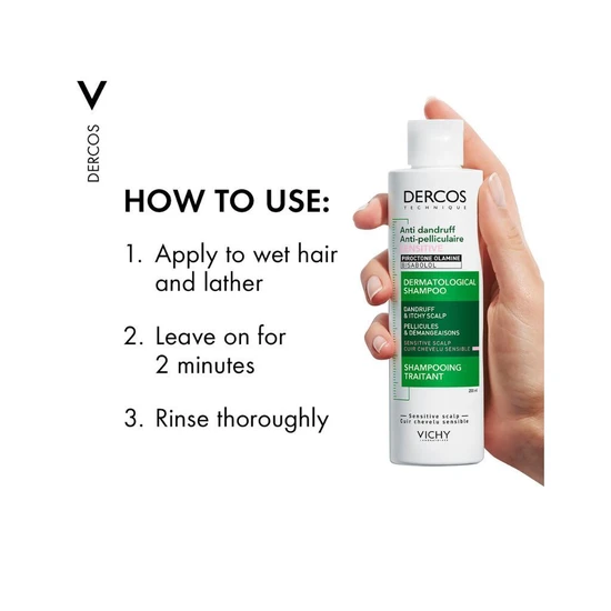 Vichy Dercos Anti-Dandruff Shampoo For Sensitive Scalp 200ml