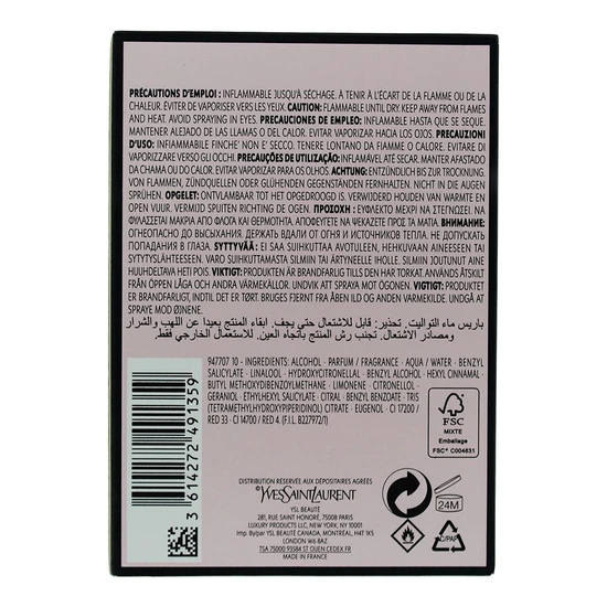 Yves Saint Laurent Mon Paris Floral Eau De Parfum 90ml