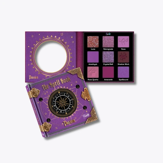 RUDE COSMETICS The Spell Book Eyeshadow Palette Lust