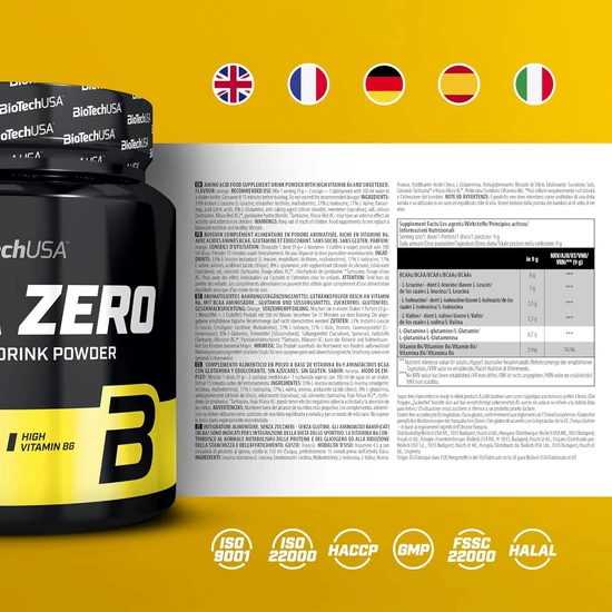 BioTechUSA BCAA Zero Orange 360g