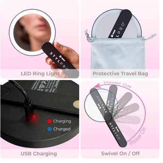 Stylpro Twirl Me Up Hand Held Mirror