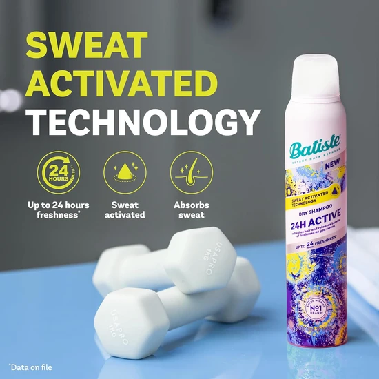 Batiste 24h Active Freshness Dry Shampoo 200ml