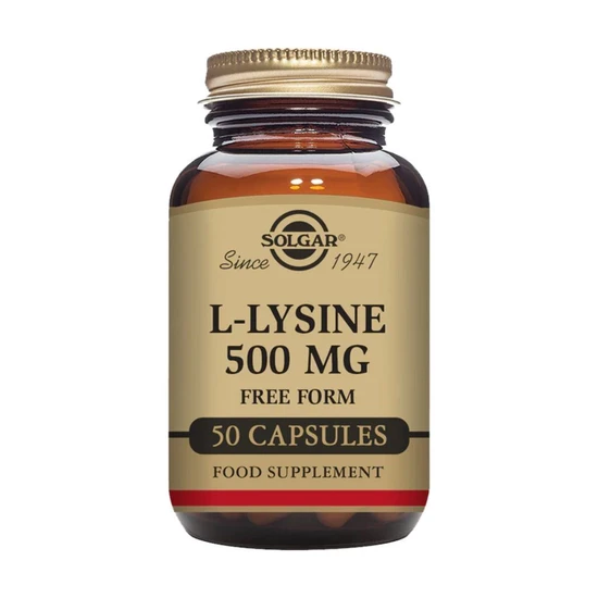 Solgar L-Lysine 500mg Vegicaps 50 Vegicaps