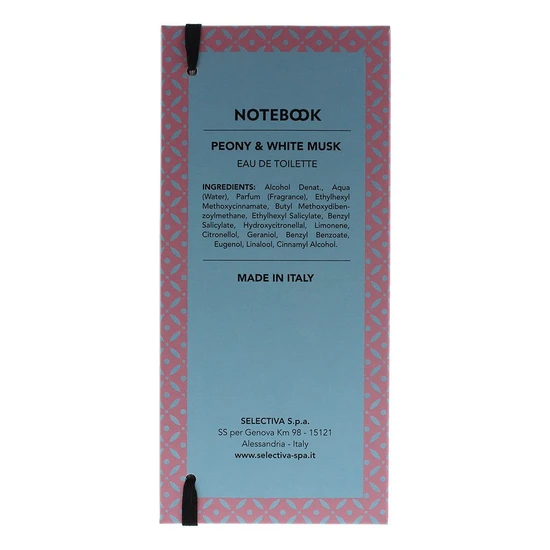 Notebook Peony & White Musk Eau De Toilette 100ml