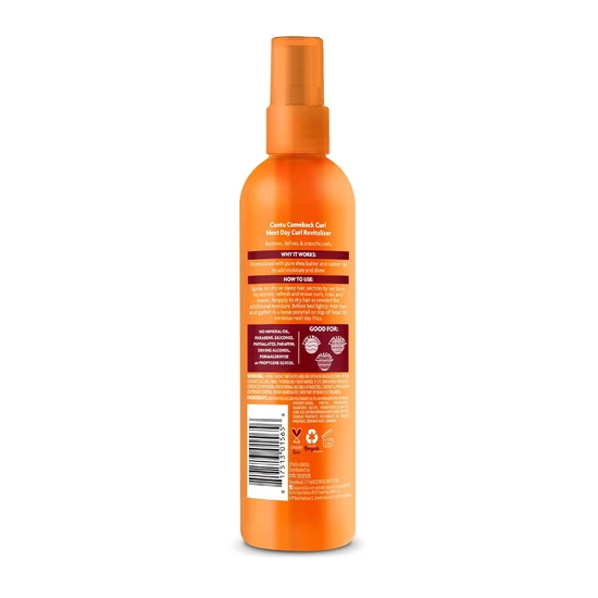Cantu For Natural Hair Comeback Curl Next Day Curl Revitalizer