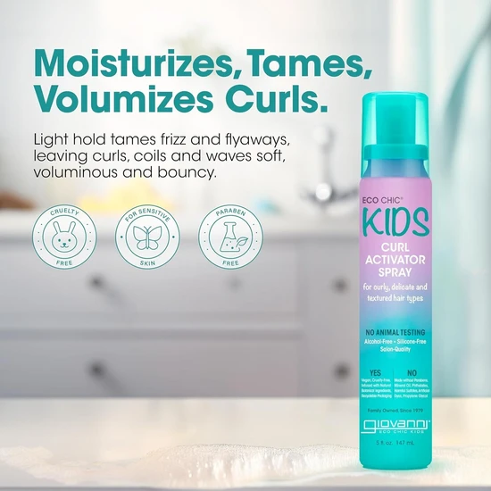 Giovanni Eco Chic Kids Curl Activator Spray 147ml