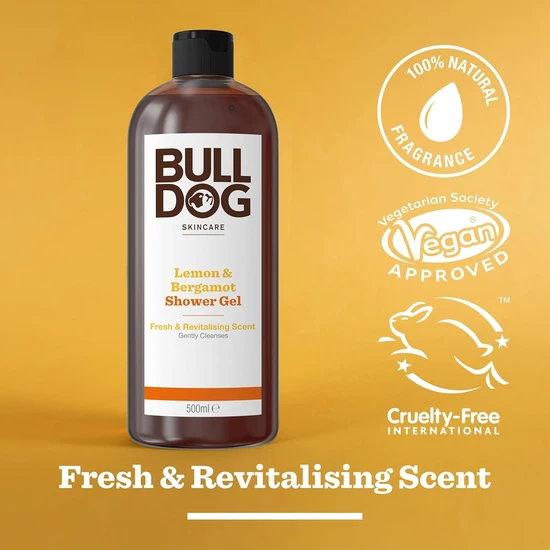 Bulldog Lemon & Bergamot Shower Gel 500ml