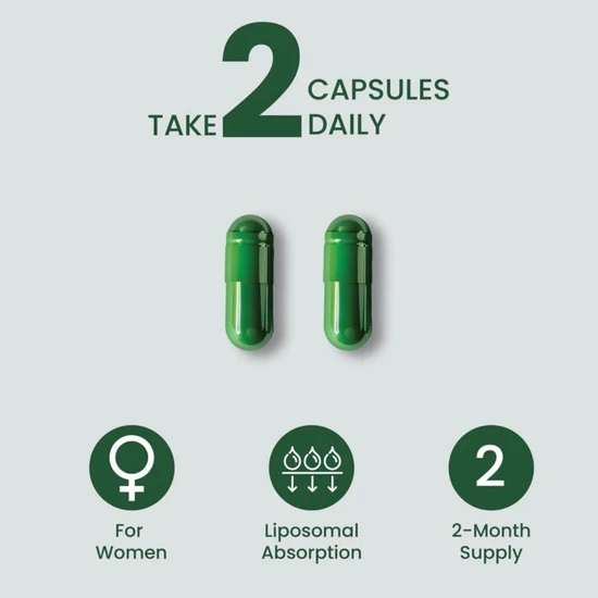 ZeroHarm Liposomal Multivitamin For Her Capsules 120 Capsules