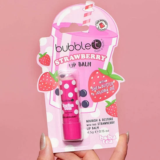 Bubble T Boba Tea Strawberry Lip Balm 4.5g