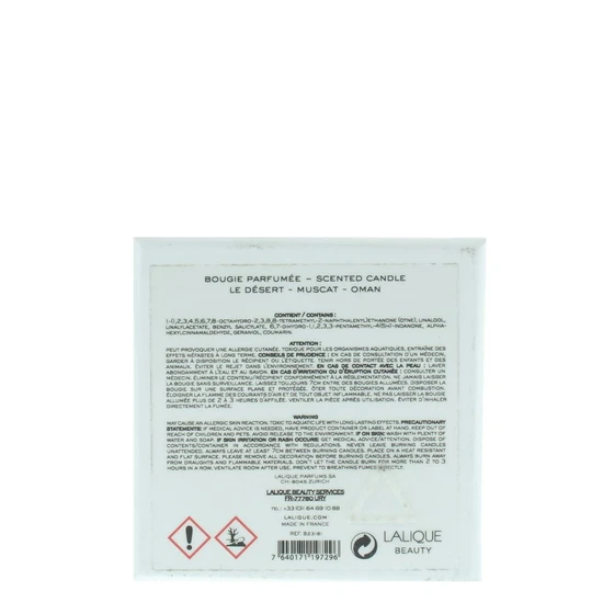 Lalique Le Desert Muscat Oman Candle 190g