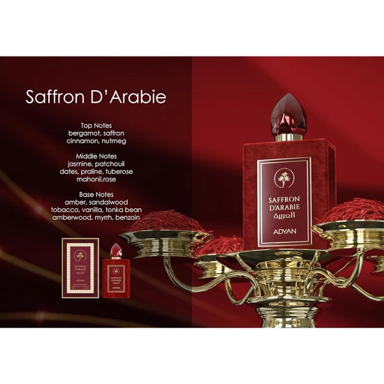 Adyan Saffron D'Arabie Extrait De Parfum 100ml