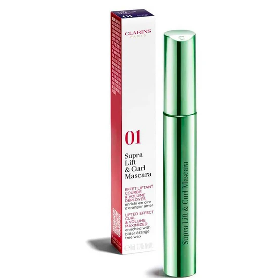Clarins Supra Lift & Curl Mascara 01 Intense Black