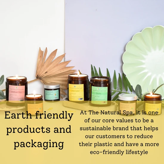 thenaturalspa The Natural Spa Lemon Sorbet Hand Poured Coconut Wax Candle 60ml