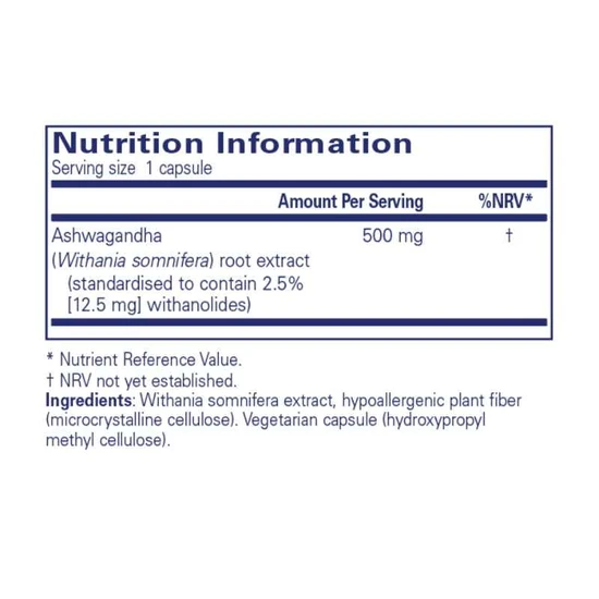 Pure Encapsulations Ashwagandha Capsules 120 Capsules