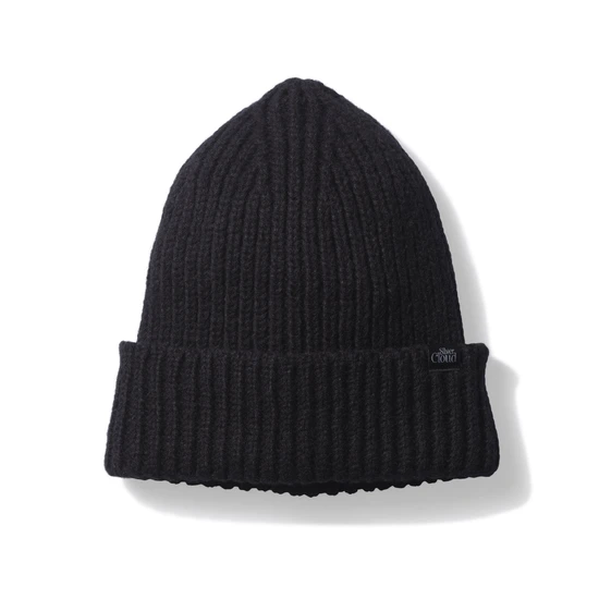 Silver Cloud Silver Infused Satin Lined Beanie Black