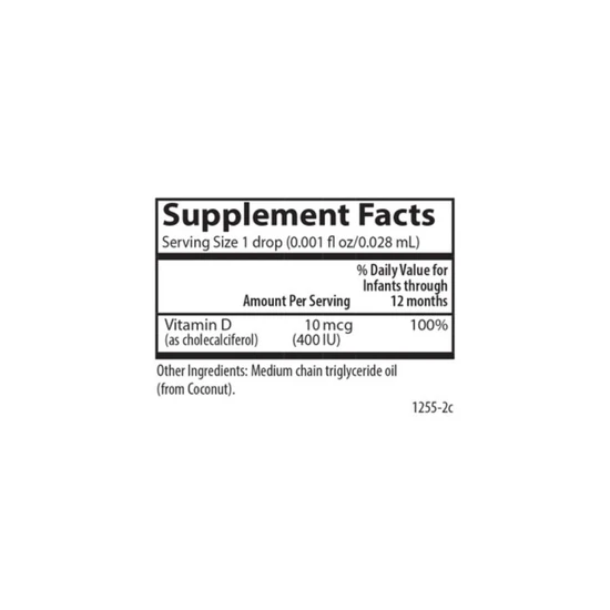 Carlson Labs Baby's Super Daily D3 400iu 2.54ml