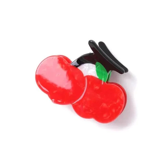 Molly And Rose Cherry Shaped Pearlescent Clamp