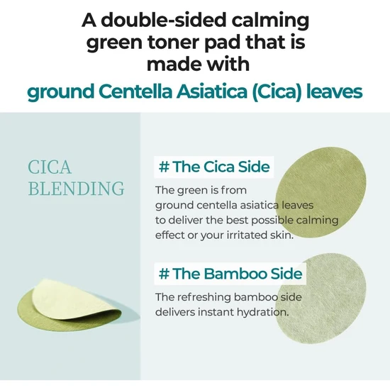 Numbuzin No.1 Centella Re-Leaf Green Toner Pad 70 Pads