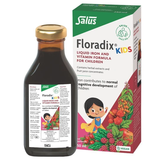 Floradix Kids Liquid Iron & Vitamin Formula 250ml