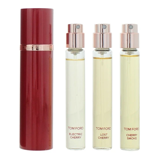 Tom Ford Cherry Collection Gift Set 10ml Electric Cherry EDP, 10ml Lost Cherry EDP & 10ml Cherry Smoke EDP