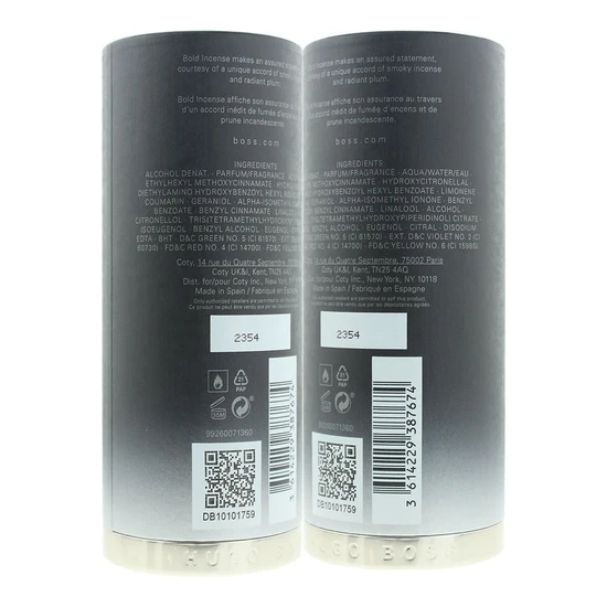 Hugo Boss The Collection Bold Incense Eau De Parfum 100ml