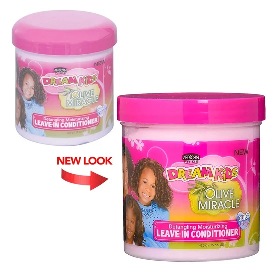 African Pride Dream Kids Olive Miracle Detangling Leave-In Conditioner 425g