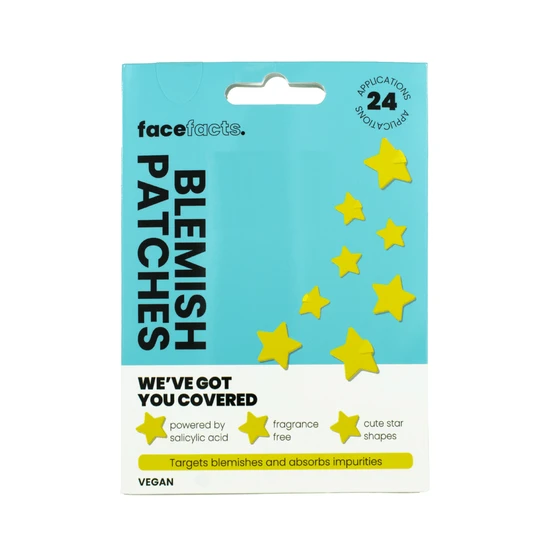 Face Facts Blemish Patches Yellow Stars 24 Application