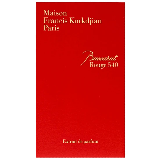 Maison Francis Kurkdjian Baccarat Rouge 540 Extrait De Parfum 200ml