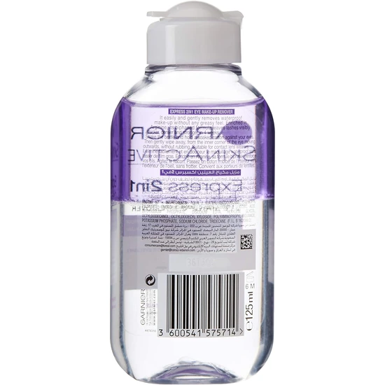 Garnier Express 2-In-1 Eye Makeup Remover 125ml