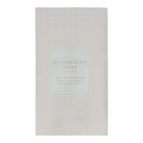BURBERRY Brit Sheer For Her Eau De Toilette 50ml