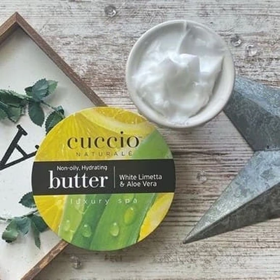 Cuccio Butter Blend 240gm White Limetta & Aloe Vera