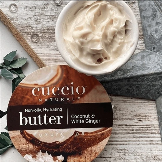 Cuccio Butter Blend 240gm Coconut & White Ginger