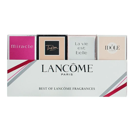 Lancôme Best Of Lancome Minuature Fragrances Gift Set 5ml Eau De Parfum Idole + 4ml Eau De Parfum La Vie Est Belle + 7.5ml Eau De Parfum Tresor + 5ml Eau De Parfum Miracle