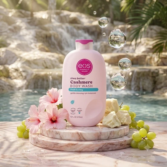 Eos Shea Better Cashmere Fresh & Cozy Body Wash 473ml