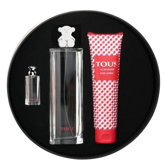 Tous Gift Set 90ml Eau De Toilette + 150ml Body Lotion + 4.5ml Eau De Toilette + Metal Tin