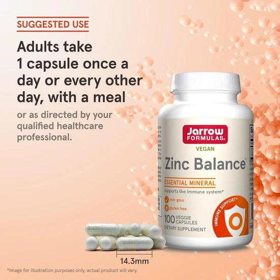 Jarrow Formulas Zinc Balance Capsules 100 Capsules
