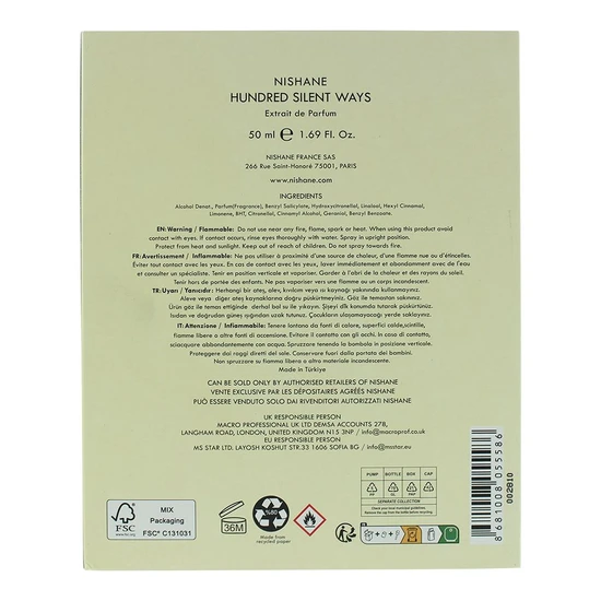 Nishane Hundred Silent Ways Extrait De Parfum 50ml