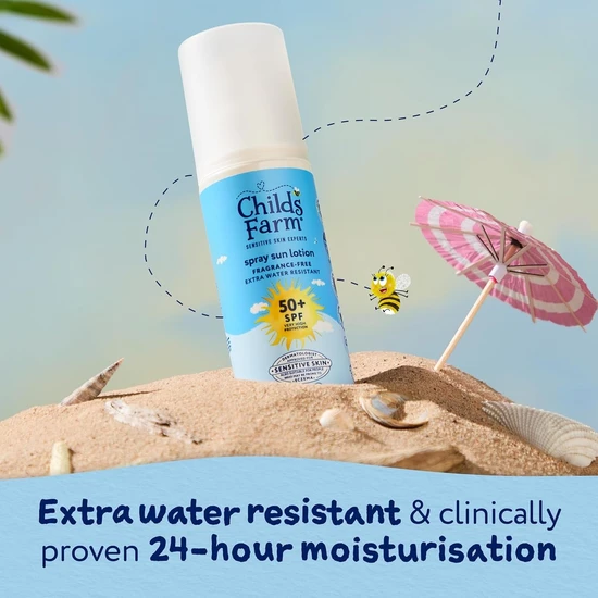 Childs Farm Fragrance Free Sun Lotion Spray SPF 50 100ml