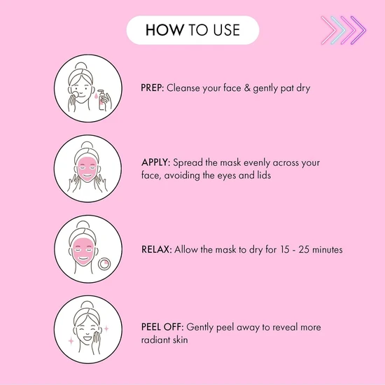 Montagne Jeunesse 7th Heaven Radiance Restore Pink Guava Peel Off Mask 10ml