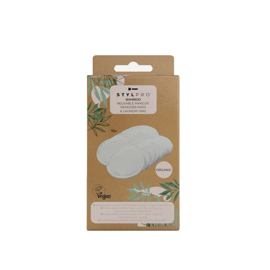 Stylpro Bamboo Reusable Makeup Pads & Laundry Bag 8